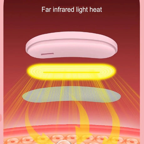 Heating Pad for Period Cramps, 5000 mAh Large Capacity, 5-10h Working Time, Portable Cordless Menstrual Heating Pad with 3Heat L