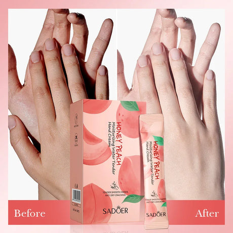 Soft Hand Cream Lotions Serum Repair Nourishing Hand Skin Care Anti Scrub honey peach Anti Aging Moisturizing Whitening Cream