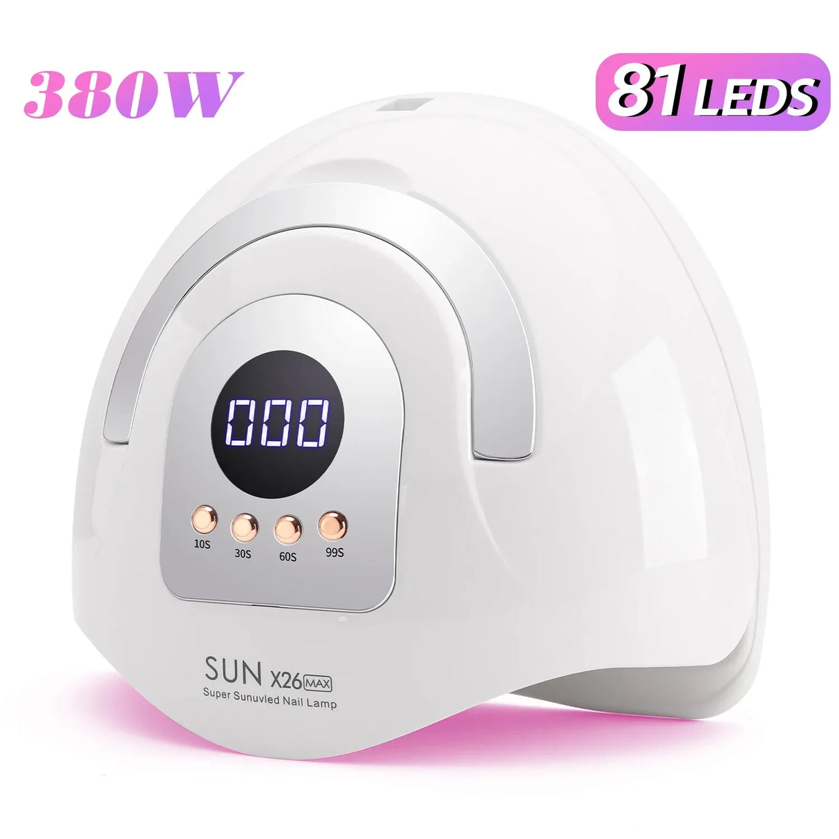 380W UV LED Lamp for Nail 84 LEDs Nail Dryer with Auto Sensor Quick-drying Manicure Lamp for Curing Nail Polish Nail Art Tools