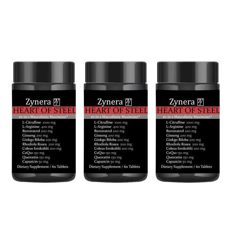 Natural Muscle Builder Enlargement Pills Men's Energizer, Increase Size & Stamina, Enhance Endurance Tablets, Testosterone Boost