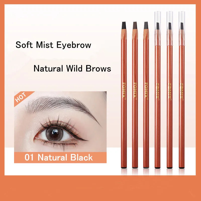 Matte Hard Eyebrow Pen Microblading Brows Definer Enhancers Easy To Apply Pencil Permanent Natural Waterproof Eyebrows Paint