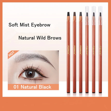 Matte Hard Eyebrow Pen Microblading Brows Definer Enhancers Easy To Apply Pencil Permanent Natural Waterproof Eyebrows Paint