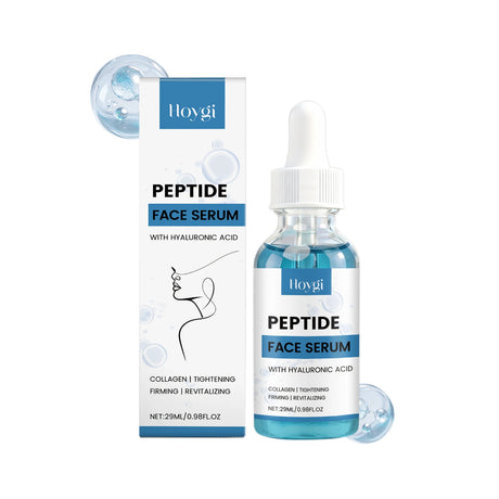 Korean SkinCare Copper Peptide Facial Serum Hyaluronic Acid Collagen Hydrating Lightweight Moisturizing Wrinkle Smoothing