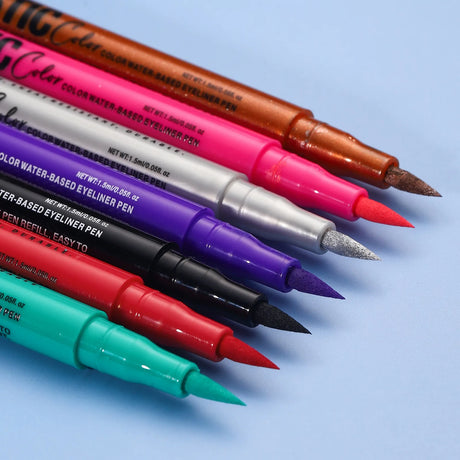 Waterproof Eyeliner Long Lasting Pencil Colourful Pigment Blue