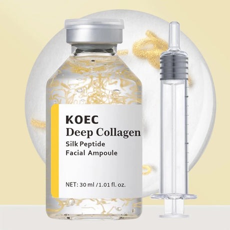 Super Hydrating Collagen Essence, Peptide Firming Ampoule Serum, Liquid Set Needle Type Korean Silk Collagen Moisturizing Serum