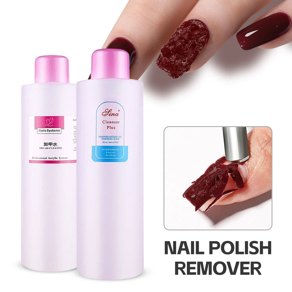 1000ml Nail Gel Polish Remover Liquid Professional Gel Fast Remover for Nails Removes Permanent Tool Nail Polish Cleaner Liquid
