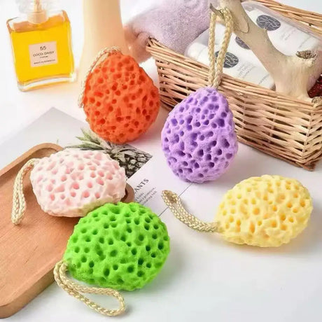 Soft Mesh Shower Sponge Ball Nylon Baby Cleaning Brush Shower Foam Body Cleaner Exfoliating Scrub Shower Ball Bathroom Products