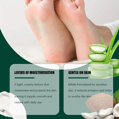 40% Urea + 2% Salicylic Acid Hand and Foot Cream, Highly Effective in Moisturizing, Lightweight and Easily Absorbed, Locks in Moisture, Portable and Ready to Use Anytime, Leaves Hands and Feet Light and Smooth