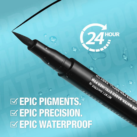 Waterproof Eyeliner Long Lasting Pencil Colourful Pigment Blue