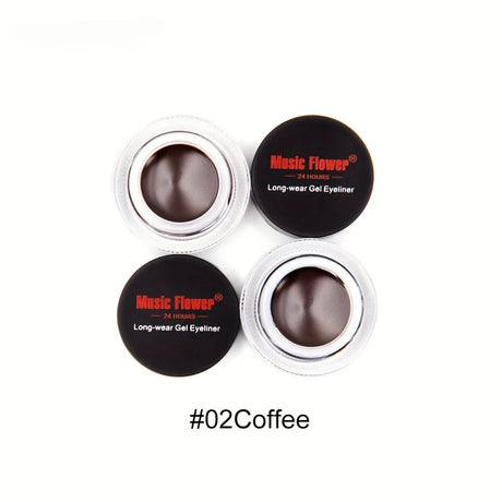 Rich Color Rendering Eyeliner Cream,Smudge Proof Waterproof Easy