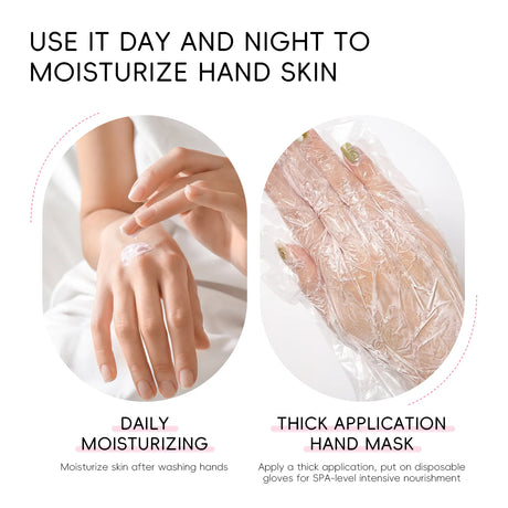 LAIKOU Sakura Hand Cream Moisturizing Nourishing Brightening Hydrating Hand Lotion Creams Intensive Repair Hand Balm Travel Suit
