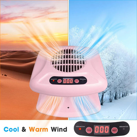 LINMANDA Air Nail Art Dryer With Automatic Sensor 300W Timing Warm Cool Wind Air Nail Fan Blow Dryer for Both Hands And Feet