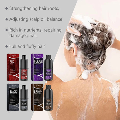Hair Dye Shampoo Quick Hairdressing Maintain Lasting Color Effect Softening Hair Improve Gloss Herbal Essence Hair Color Shampoo