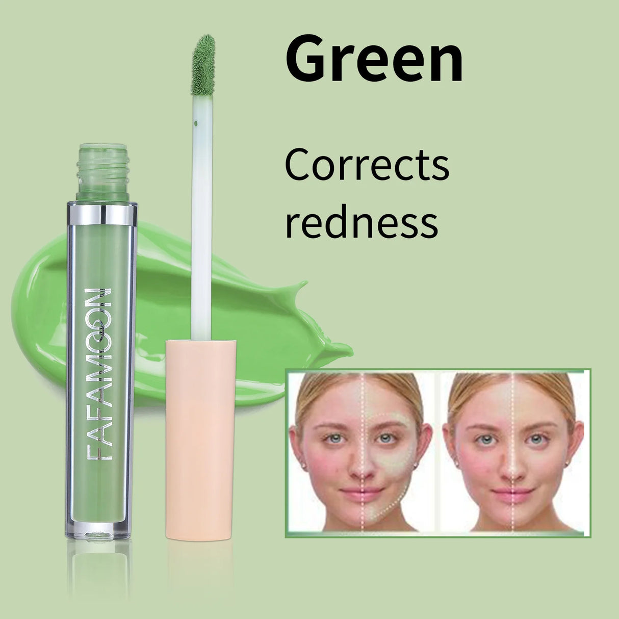Waterproof Concealer Moisturising Coverage Dark Circles Acne Cream Liquid Foundation Waterproof Correcting Skin Color Cosmetics