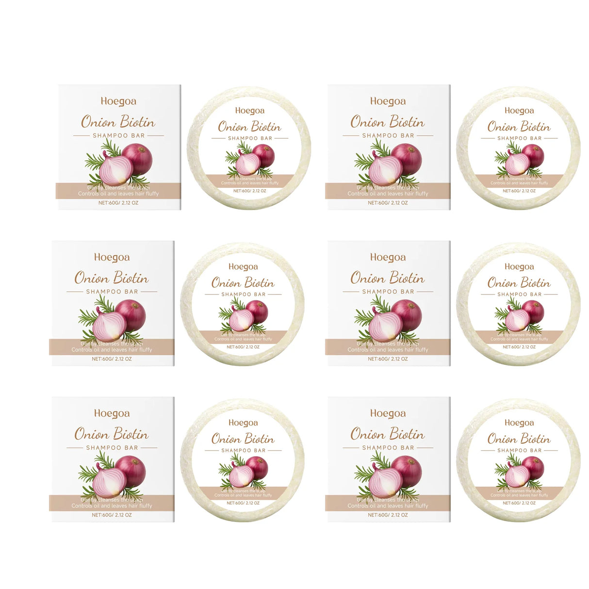 Onion Biotin Shampoo Soap Rosemary Gentle Cleansing Nourish Scalp Hair Growth Anti Loss Moisturizing Smooth For All Hair Types