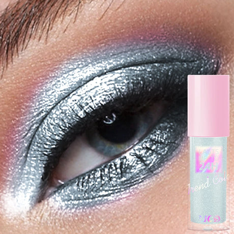 1PC Metallic Waterproof Liquid Eyeshadow-High Shine Long-Lasting & Smudge-Proof Korean Makeup Set Glitter Eye Shadow Cosmetics