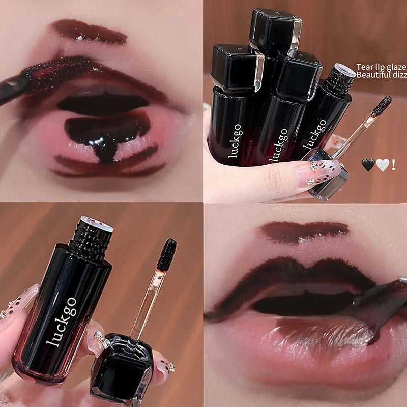 Chocolate Brown Peel Off Lip Stain Waterproof Makeup Matte Khaki Orange Liquid Lipstick Nude Black Tattoo Lips Tint Cosmetic
