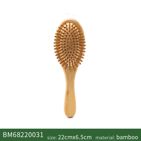 Bamboo Hair Brush Women Styling Hair Comb Hairbrush Wide Teeth Bamboo Combs for Hair Smooth Massage Scalp Brush Barber Comb