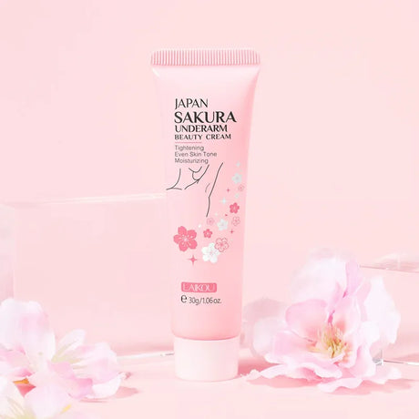 Laikou Sakura Underarm Cream Knee Buttocks Dark Skin Improve Melanin Pigmentation Korean Skin Care Product 30g
