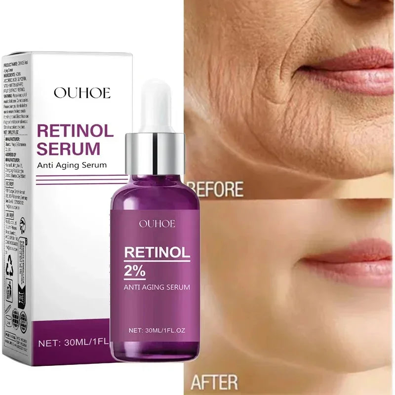Facial Retinol Serum Whitening Moisturising Fade Fine Lines Anti Wrinkle Anti Ageing Rejuvenate Your Face Korean Cosmetics 30ml