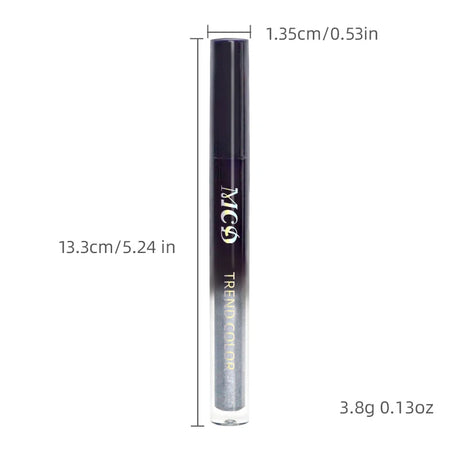 13-Shade Waterproof Liquid Eyeshadow Palette - High Shine Long-Lasting & Smudge-Proof Makeup Set for Glamourous Looks glitter