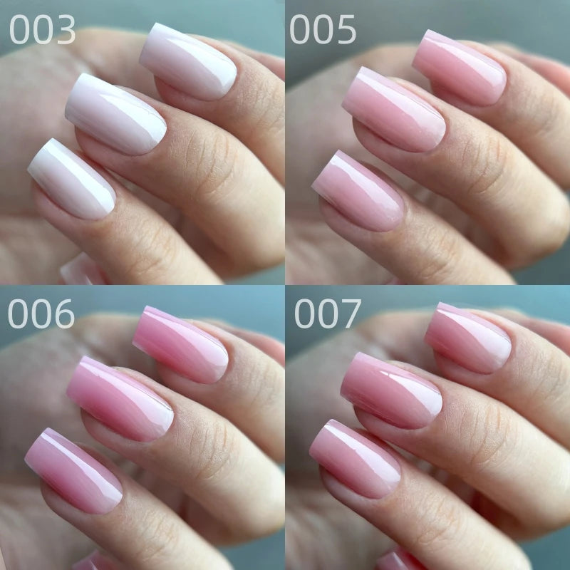 MSHARE 250g Clear Acrylic Gel Hard Gel For Nail Extension Pink Nude White Acrygel Hema TPO Free Builder Nail Gel French Nail Art