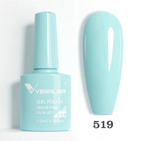VIP5 Venalisa Nail Gel Polish Jelly Color HEMA/TPO FREE Nude Pink Semi Permanent Soak Off UVLED Gel Polish Sparkle Gel Varnish