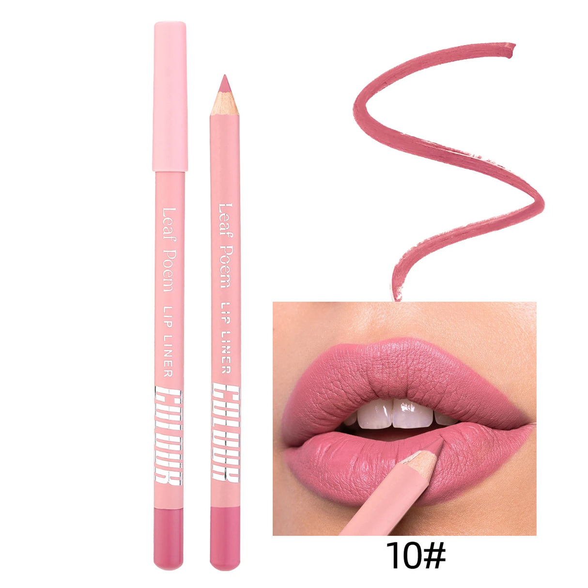8 Colors Waterproof Lip Liner Pencil Long Lasting Sexy Dark Red Pink Matte Lipstick Pencil Natural Lipliner Pen Red Contour Tint