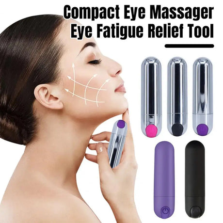 Electric Eye Massager Adjustable Waterproof Mini Vibration Pen Anti Wrinkle Quiet Lifting Eye Body Face Beauty Device