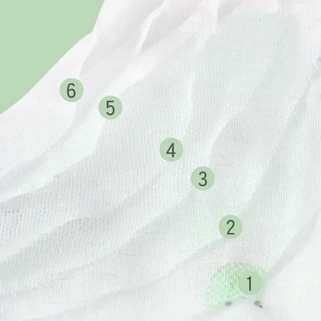 5 Pieces/set of Saliva Wipes Baby Cotton Gauze Super Soft 6-layer Face Towels Handkerchiefs Baby Wet Wipes Baby Towels Baby Care