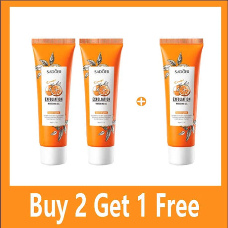 Orange Exfoliating Peeling Gel Facial Scrub Moisturizing Nourish Repair Scrubs Blackhead Removal Face Cleanser Korean Cosmetics