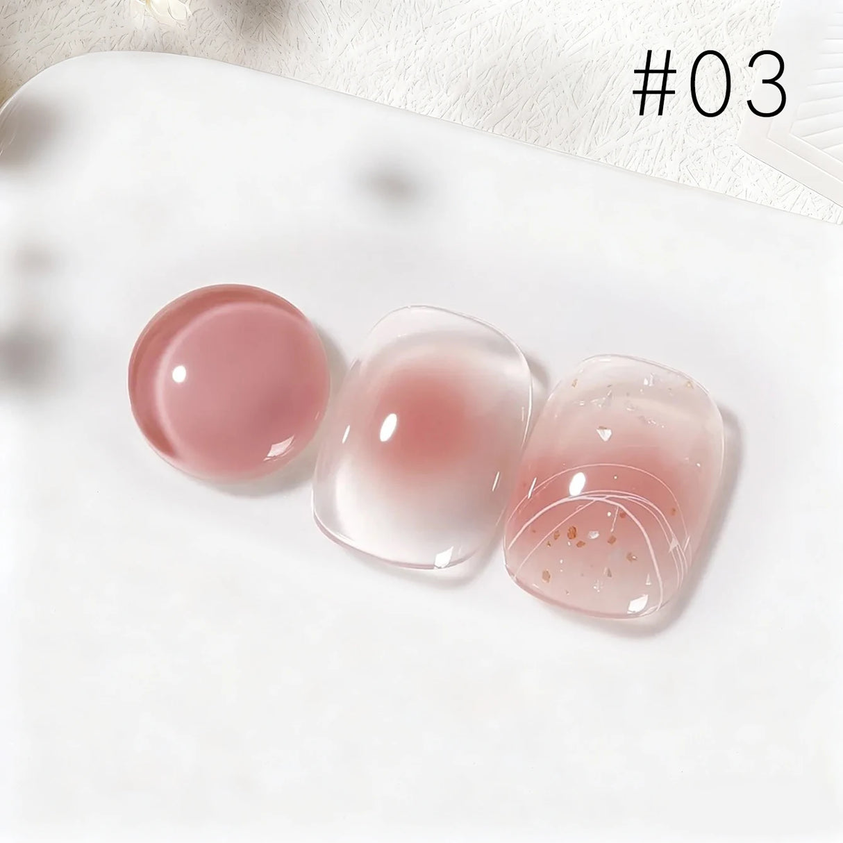 MIANEL 10ML Pure Desire Blush Jelly Gel Nail Polish 2026 New Ice Clear Nude Clear Nail Polish Pink Nails 1-9pcs