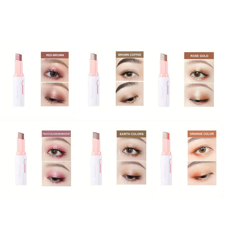 Two Color Gradient Eye Shadow Stick Three Dimensional Natural Without Taking Off Makeup