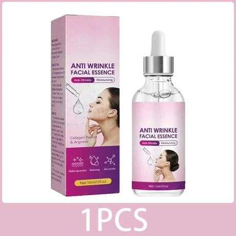 Collagen Pepide& Arginine Anti Wrinkle Facial Serum Moisturizing & Repairing Skin Fine Lines Eyes Crow's Feet Neck Wrinkles