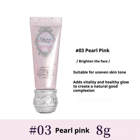 Flower Knows Shell Pearl Collection Primer Concealer BB Cream Moisturizing Color Correcting Dry Skin Base Face Brighten Makeup