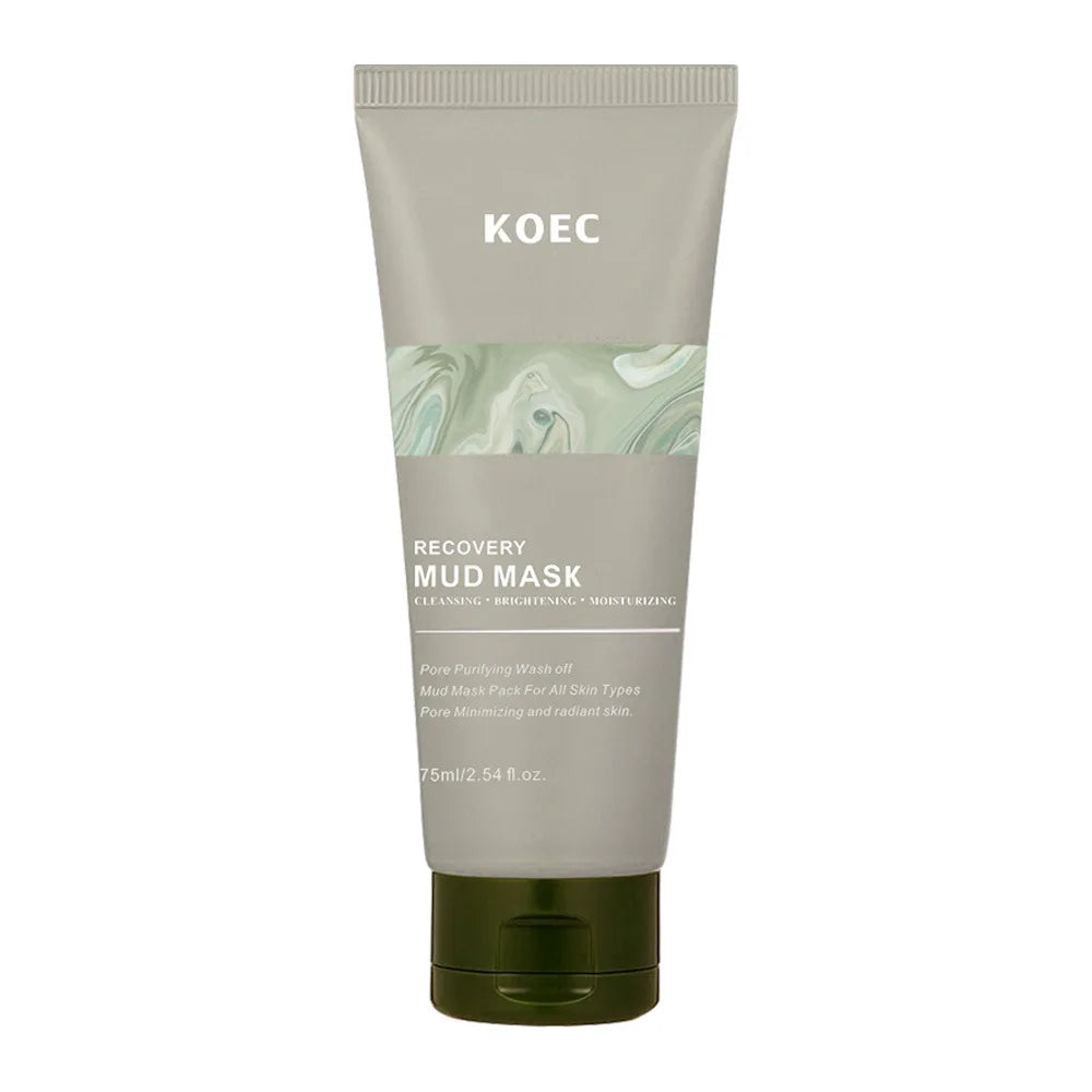 Repair volcanic mud-applied facial mask, cleansing and moisturizing mud-mask, suitable for the face and body, narrows pores and