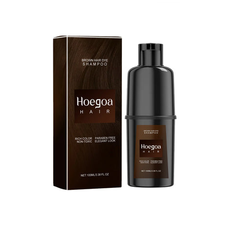 Herbal Hair Dye Shampoo Nourishing Repair Scalp Long Lasting Black Brown Red Puple Color Hair Color Shampoo Home Use Women Men