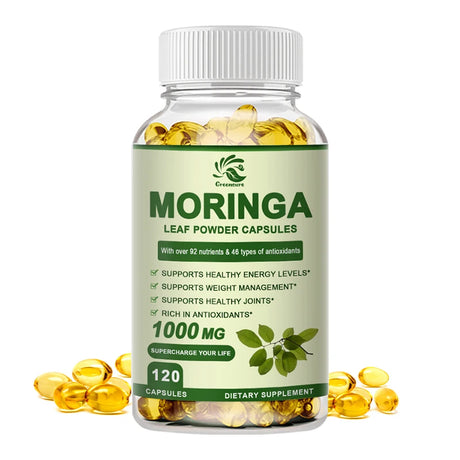 Moringa Extract Capsule Anti Stress Improve Sleep Enhance immunity Antioxidant - 60/120 Capsules