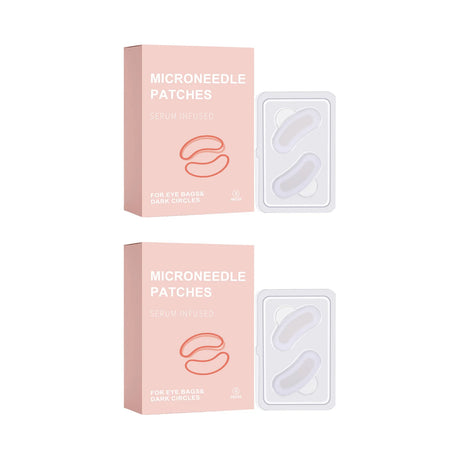 0.25mm Retinol Microneedle Eye Patches Mask Reduce Dark Circle & Eye Bags Anti-Aging Firming Patches Forehead & Smile Line Patch