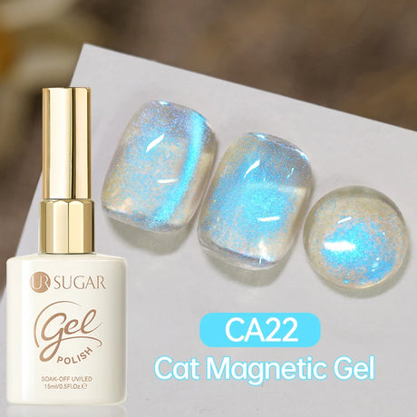 UR SUGAR 15ml Cat Magnetic Gel Nail Polish 30 Colors Semi Permanent Magnetic Gel UV/LED Soak Off Painting Vanrish Design