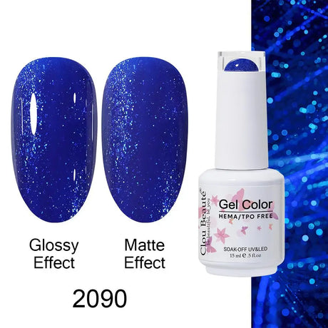 Clou Beaute Gel Nail Polish Neon Brown Royal Blue Red Green Pastal Nude Nail Art Varnishes Gel Lacquer Top Coat UV Gel Nail