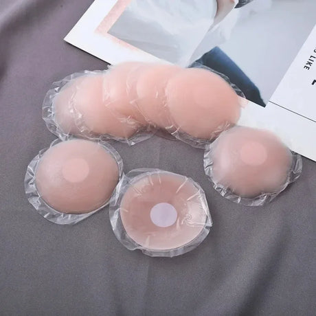 2-6Pcs Women Silicone Nipple Covers Reusable Breast Petals Lift Up Invisible Bra Pasties Chest Pad Sticker Intimates Accessories