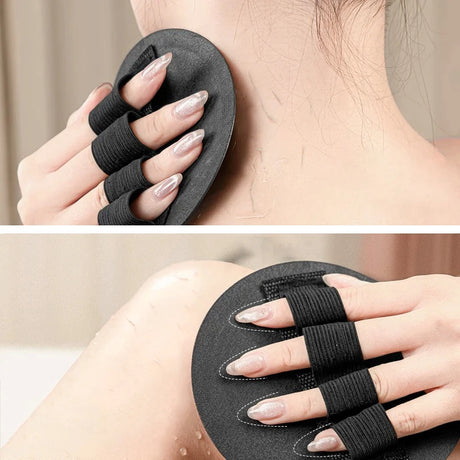 Rubber Round Rubbing Towel Gloves Brushes Exfoliating Dead Skin Deep Cleaning Body Scrub Brush Rubbing Back Bath Shower Tool
