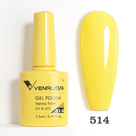 Venalisa HEMA TPO FREE Nail Gel Polish Glitter Gorgeous Full Coverage Soak Off UV LED French Nail Jelly Pink Nude Collection