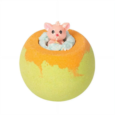 Kids Bath Bombs with Surprise Inside, Fizzy Spa Balls Gift Set with Animal Toys, Educational, Fun Relaxing Holiday Gift for Kids