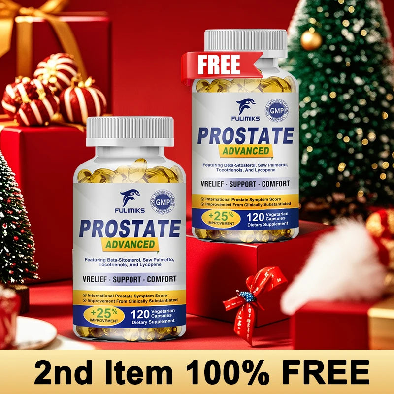 Premium Prostate Health Capsules, Supports Healthy Urination, Reduces Inflammation, Enhances Vitality & Comfort, Fast Results
