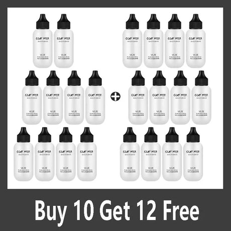 Matte Face Liquid Foundation Goat Milk Cream Natural Whitening