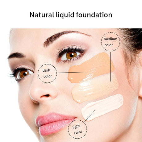 New Long Lasting Liquid Foundation Waterproof Oil Control Full Coverage Concealer Brighten Matte Moisturizing Primer Makeup Base