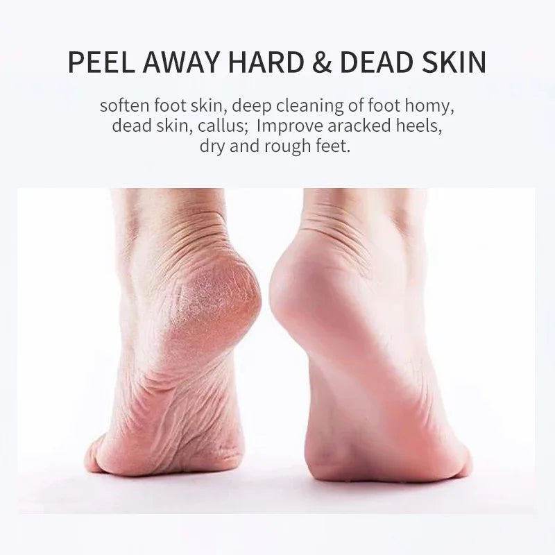 Lavender & VC Foot Peeling Mask Exfoliating Heels Calluses Remove Foot Patches Dead Skin Remover Pedicure Socks Foot Care 1Pair