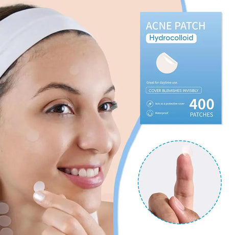 400/800/1200Pcs New Clear Pimple Patch Acne Absorbing Cover Patch Acne Dots Patches Moisturizes For Covering Zits And Blemishes